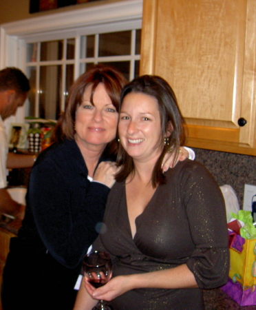 me and kim on her 30th birthday