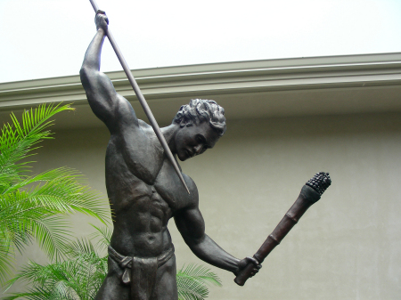 Bronze Monument Torch Fisherman 2006