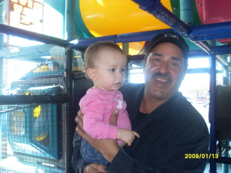 Glenn with our grand daughter
