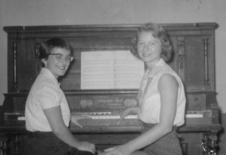 Gayle Speliotis & Barbara Sanford-1957