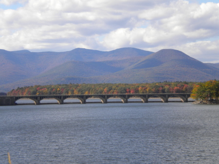 Bridge over the reservoir