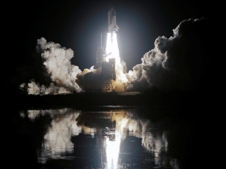 Night Shuttle Launch
