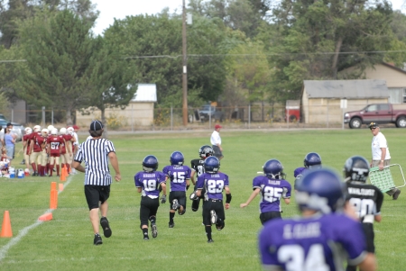 Cameron running for a Touchdown