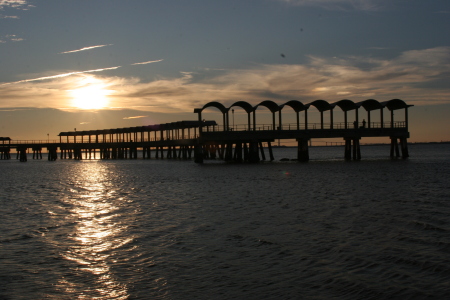 A beautiful sunset at Jekyll 2009