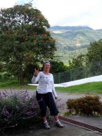 Izzy in Boquete coffee region,,