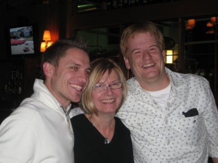 Chayson, me and Randy, Devils backbone brewery
