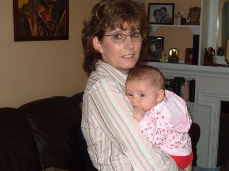 Grandma Linda and Ellie (3 months)