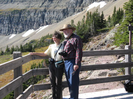 Linda and Bill....Glacier National Par