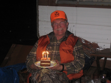 Hunting 08 Birthday in camp.