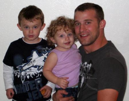 MY SON JOSH WITH HIS KIDS KYRA & LUCAS