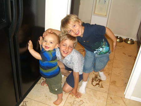 Grandsons Tyler, Logan, Conner