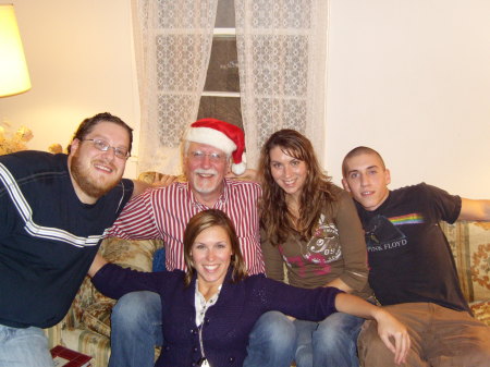 With all 4 kids on Christmas 2008