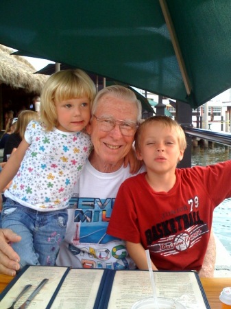 My Dad with 2 of my kids
