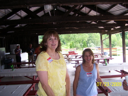 Lynn Skokan 1975 and Lisa Deeds 1977