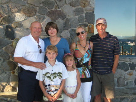 Family in Lake tahoe