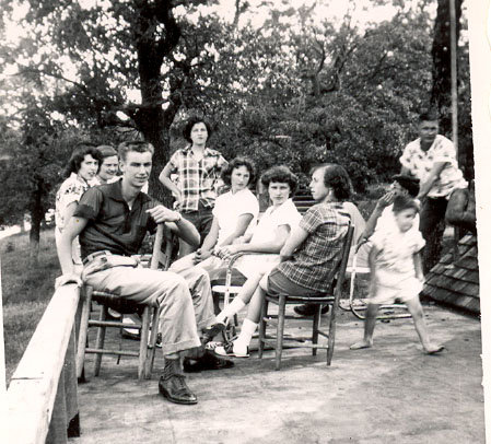 Junior - Senior trip to Turner Falls 1953