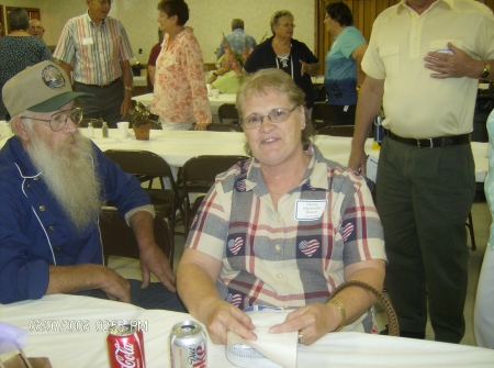 Gloria (Beckwith) & Her husband on left