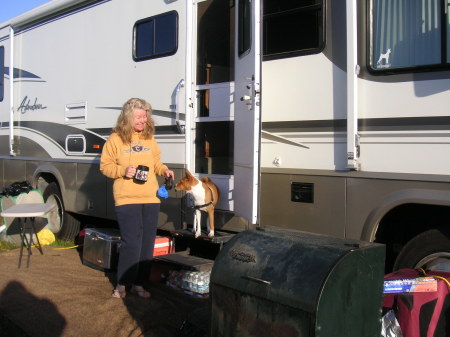 Jeepers, My dog, and my friend Maureen