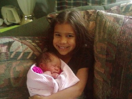 Aubrey and baby Avery