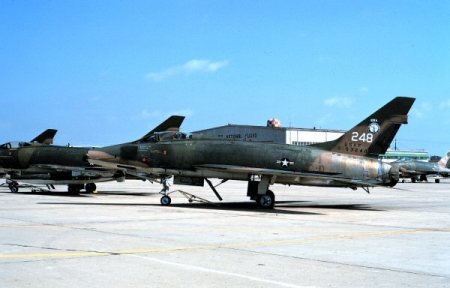 f-100d at The Sioux City Air Base by Jerry Twi