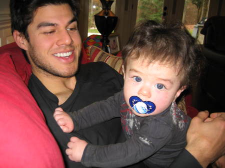 My son, David with grandson,Nolan