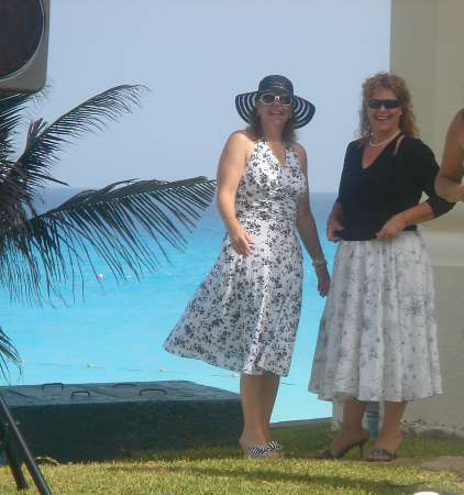 Kathleen and Sheila...Cancun