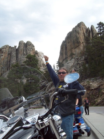 ride to Rushmore, fooling around with George
