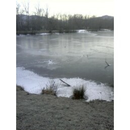 no fishing when the pond is iced over