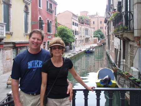 Judy and I in Venice