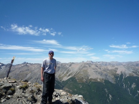 Summit-ing Avalanche Peak, South Island NZ