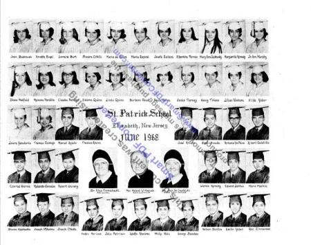 Class of 1970&#39;s 8th grade graduation picture