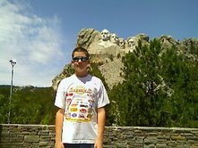 Youngest son vacation at Mt. Rushmore