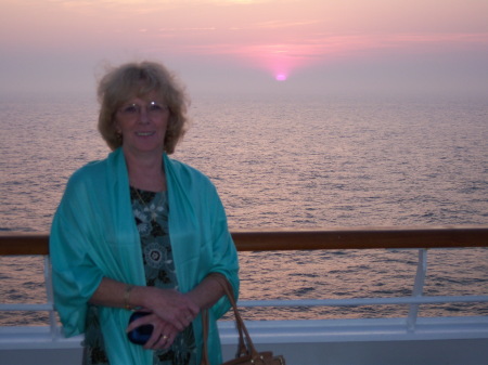 My Gorgeous Bride on Our Cruise to Nova Scotia