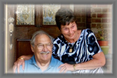 Brother Ed and I at his family reunion 9/09