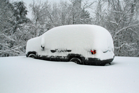 My Jeep...buried!