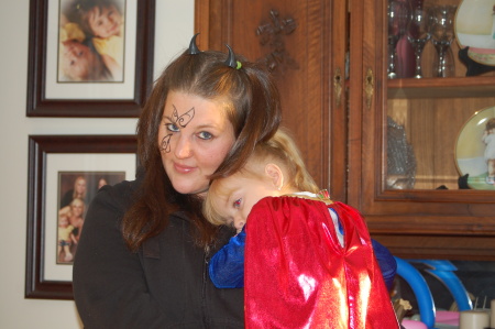 Me and my niece on Halloween