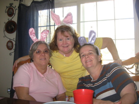 Sister Easter Bunnies  2009