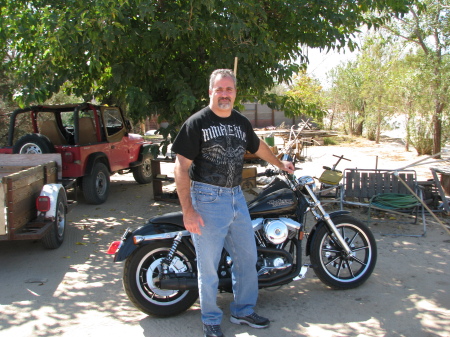 Me and Rob-Dog's Harley.