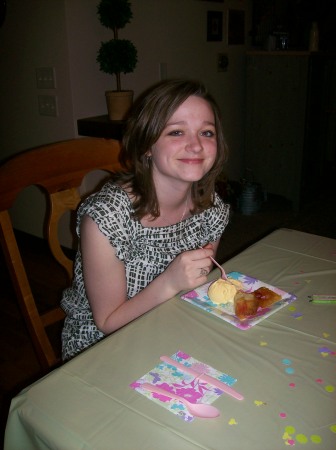 Hannah on her 19th birthday