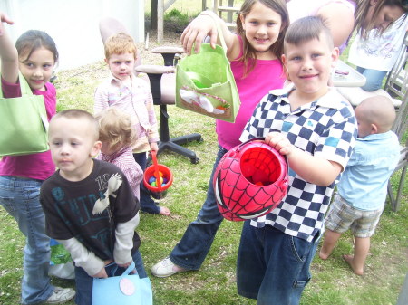 All our grandbabies Easter 09