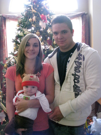 My daughter and her fiance and baby