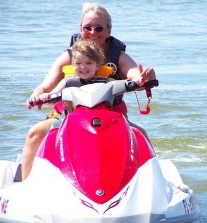 Jetskiing G'Grandma