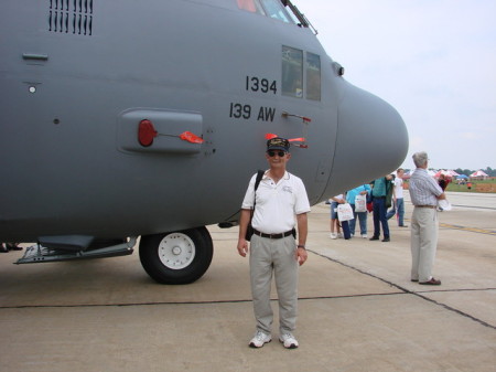 Tom with an Air Guard 130 in Joplin Missouri