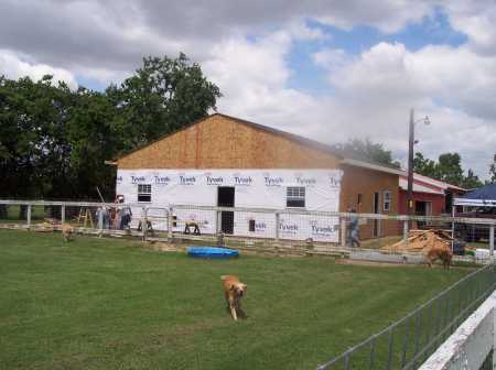 Kennel facility dry in beginning