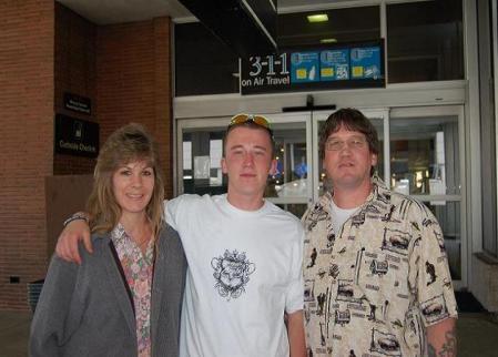 me, brad & fred at Indianapolis airport