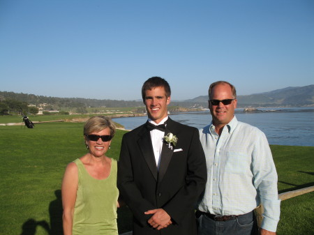 Mom, Dad, with Zack--2009 Prom