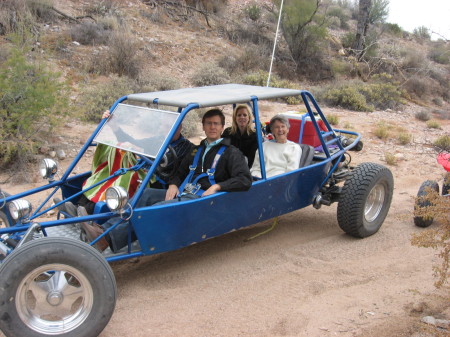 Family hobby is building dune buggies