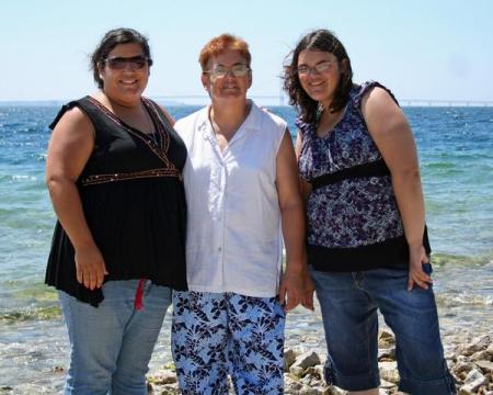 Gabby, Ericka and I at Mackinac Island