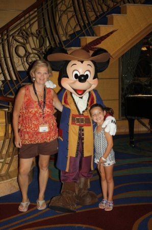 Me, Mickey and my little princess