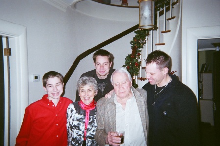 mysons and parents at xmass